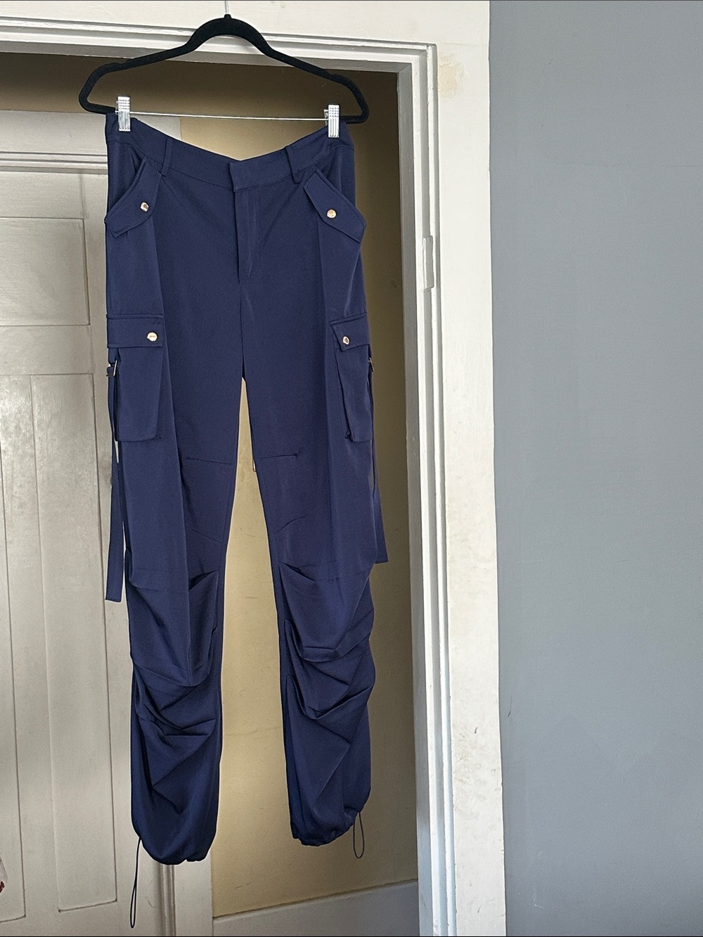 Seroya Lai Satin Cargo Pant